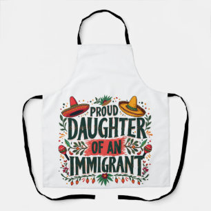 Trotse dochter van een Mexicaanse immigrant Schort