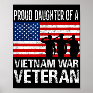 Trotse dochter van een veteraan uit de Vietnamoorl Poster