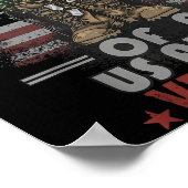 Trotse dochter van een veteraan uit het Amerikaans Poster (Hoek)