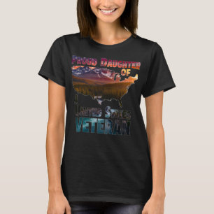 Trotse dochter van een veteraan van de Verenigde S T-shirt