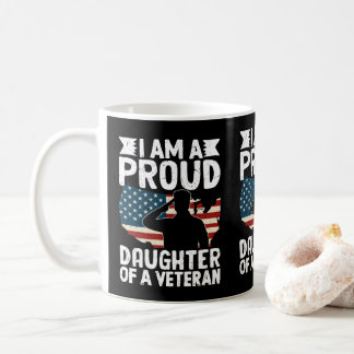 Trotse Dochter Van Een Veteranen Patriottische Mil Koffiemok