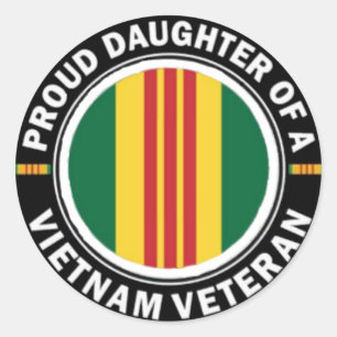 Trotse Dochter van een Vietnam Vet Stickers