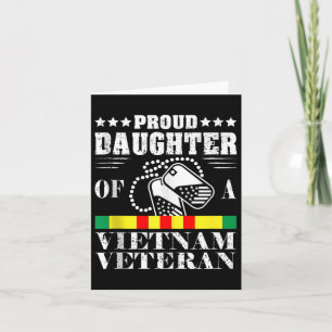 Trotse dochter van een Vietnam-veteraan Gedenkdag Kaart