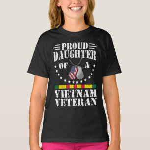 Trotse Dochter Van Een Vietnam Veteraan Patriotisc T-shirt
