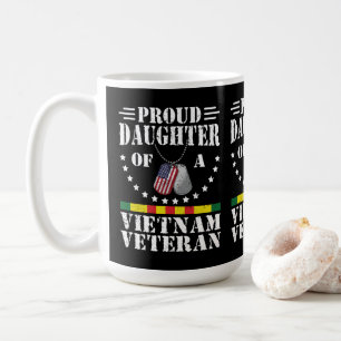 Trotse Dochter Van Een Vietnam Veteraan Patriottis Koffiemok