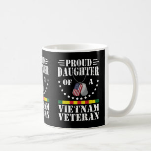 Trotse Dochter Van Een Vietnam Veteraan Patriottis Koffiemok