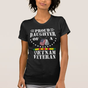 Trotse Dochter Van Een Vietnam Veteraan Patriottis T-shirt