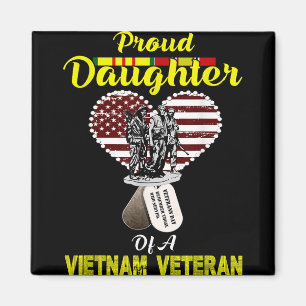 Trotse dochter van een Vietnamese veteraan T-Shirt Magneet
