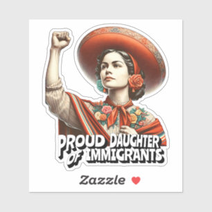 Trotse dochter van  immigranten sticker