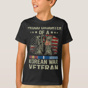 Trotse dochter van Koreaanse oorlogsveteraan Ameri T-shirt