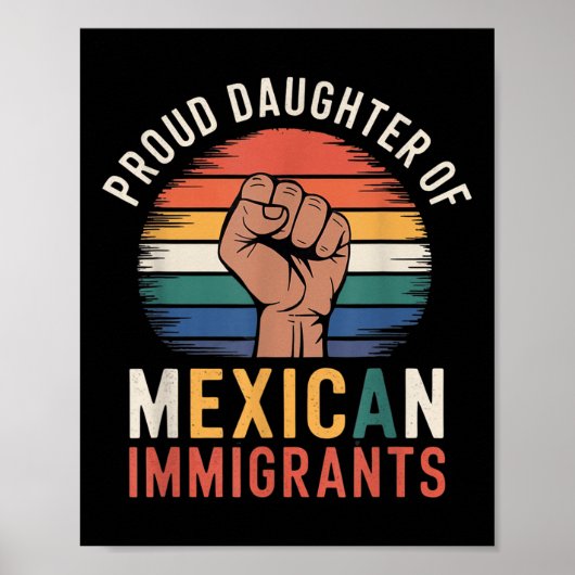 Trotse dochter van Mexicaanse immigranten 1 Poster (Voorkant)