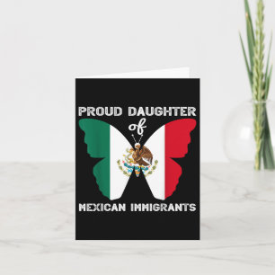 Trotse dochter van Mexicaanse immigranten Latino A Kaart