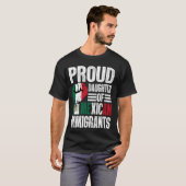 Trotse dochter van Mexicaanse immigranten T-shirt (Voorkant volledig)
