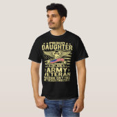 Trotse dochter van militaire veteraan - Vrijheid T-shirt (Voorkant volledig)