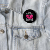 Trotse dochter van overlevende borstkanker Boxing Ronde Button 5,7 Cm (In situ)