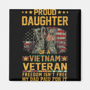 Trotse dochter van Vietnam veteraan patriottische Magneet