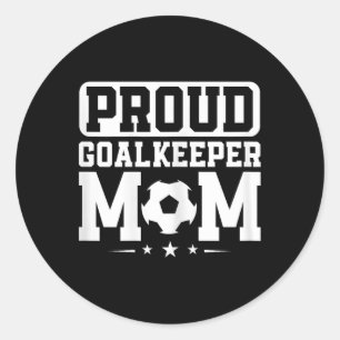 Trotse Doelman Mom Voetbal Goalie Mama Moeders Da Ronde Sticker