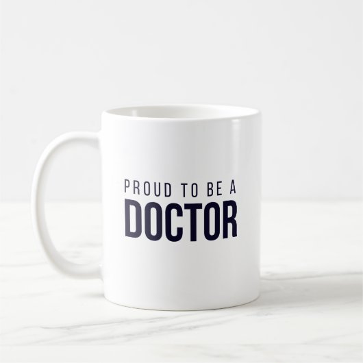 Trotse dokter koffiemok (Links)