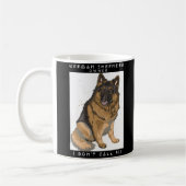 Trotse Duitse herder eigenaar, ik bel niet 911 Koffiemok (Links)