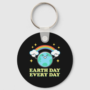 Trotse Earth Day T - shirts Earth Day Elke dag Rai Sleutelhanger