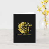 Trotse echtgenoot laatste dag chemo kanker van mij kaart (Gele Bloem)