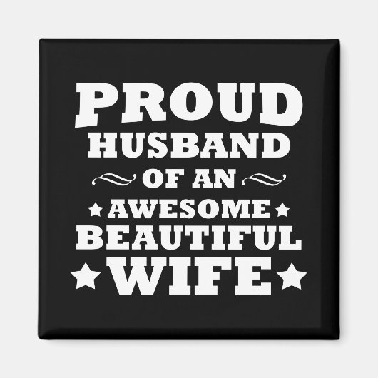 trotse echtgenoot van een geweldige , mooie vrouw magneet (Voorkant)