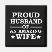 trotse echtgenoot van een geweldige vrouw magneet (Voorkant)
