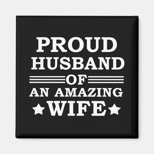 trotse echtgenoot van een geweldige vrouw magneet (Voorkant)