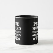 trotse echtgenoot van een geweldige vrouw mok (Midden)