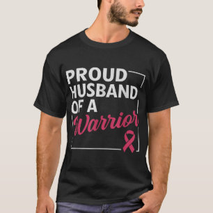 Trotse echtgenoot van krijger borstkanker bewustzi t-shirt