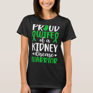Trotse echtgenote van een nierziekte warrior vrouw t-shirt
