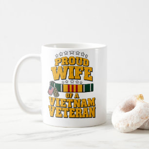 Trotse Echtgenote Van Een Vietnam Veteraan Militai Koffiemok