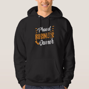 Trotse eigenaar van een bedrijf oprichter directeu hoodie
