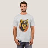 Trotse eigenaar van een Lancashire Heeler T-shirt (Voorkant volledig)