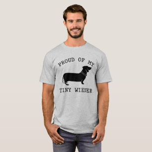 Trotse eigenaar van mijn kleine wiener - grappige  t-shirt