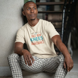 Trotse eigenaar van twee nieuwe knieën t-shirt