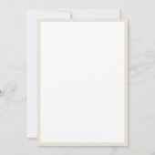 Trotse Elegante Neutrale Bruiloft Kaart (Achterkant)