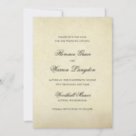 Trotse Elegante Trouwdag Save The Date
