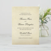 Trotse Elegante Trouwdag Save The Date (Staand voorkant)