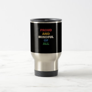 Trotse en bewuste erkenning van alle Pride voor me Reisbeker