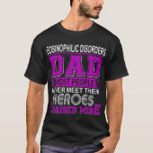 Trotse eosinofiele stoornissen papa, ik voedde de t-shirt (Voorkant)