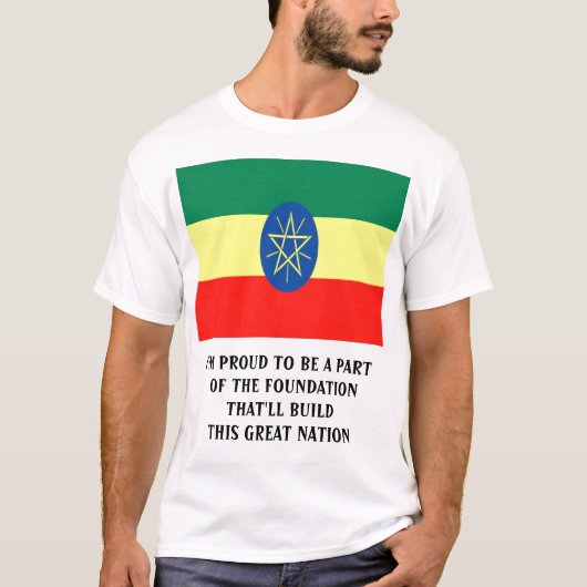 TROTSE ETHIOPISCHE T-SHIRT (Voorkant)