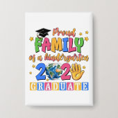 Trotse familie afgestudeerden klasse van 2025 button (Voorkant)