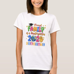 Trotse familie afgestudeerden klasse van 2025 t-shirt
