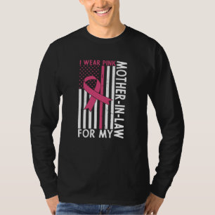 Trotse familie borstkanker krijger schoonmoeder t-shirt