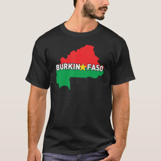 Trotse familie en patriottische vlag van Burkina T-shirt