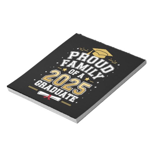Trotse Familie Van Een Afgestudeerde In 2025 Afstu Notitieblok (Linkerzijde)