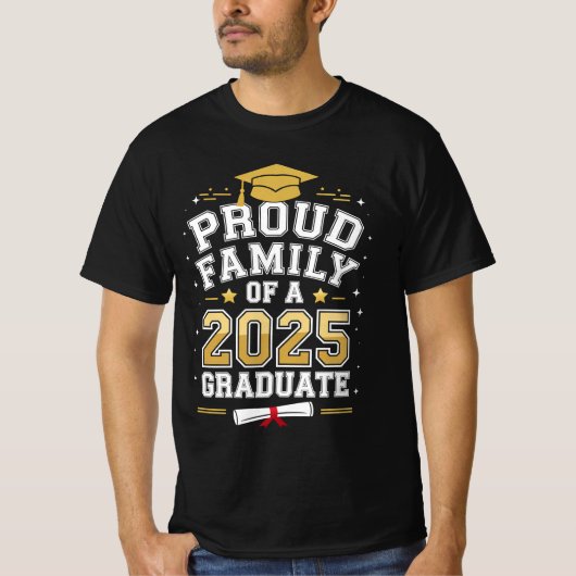 Trotse Familie Van Een Afgestudeerde In 2025 Afstu T-shirt (Voorkant)