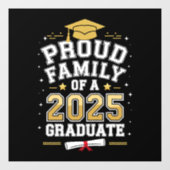 Trotse Familie Van Een Afgestudeerde In 2025 Diplo Raamsticker (Vel)