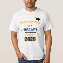 Trotse Familie van een Afgestudeerde van de Klas v T-shirt